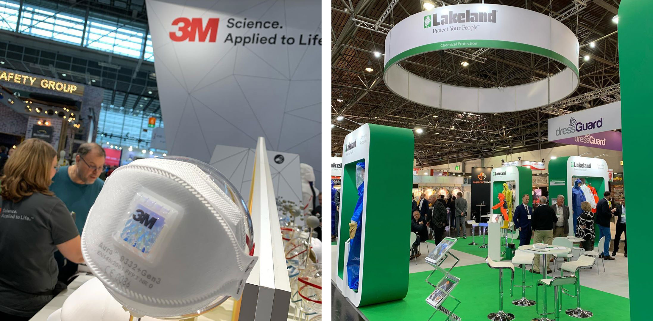 Стенды Lakeland и 3M на Международной выставке A+A 2019