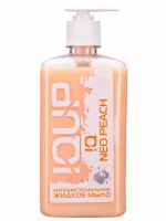 Антибактериальное жидкое мыло IQUP Clean Care NEO помпа-дозатор ПЭТ 0,5 л ПЕРСИК