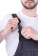 Полукомбинезон ТУРБО SAFETY летний черный мужской (минпромторг)