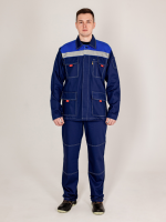 Костюм Строитель 100% хлопок (саржа 240гр) (Минпромторг)